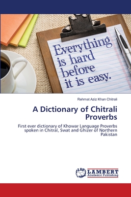 A Dictionary of Chitrali Proverbs