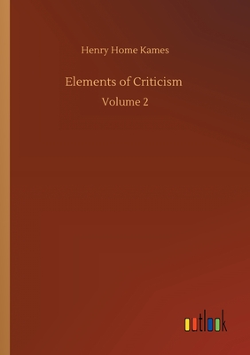 غلاف كتاب Elements of Criticism :Volume 2