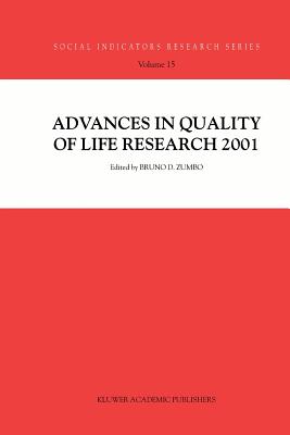 غلاف كتاب Advances in Quality of Life Research 2001