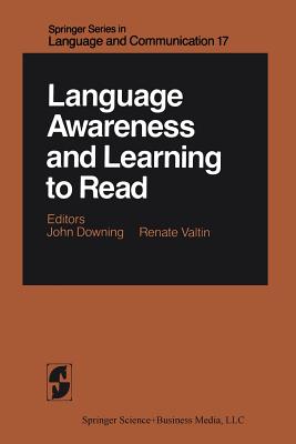 غلاف كتاب Language Awareness and Learning to Read