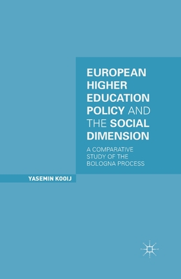 غلاف كتاب European Higher Education Policy and the Social Dimension : A Comparative Study of the Bologna Process