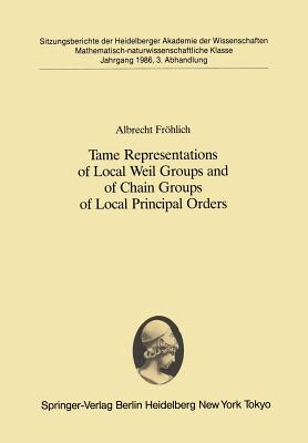 Tame Representations of Local Weil Groups and of Chain Groups of Local Principal Orders