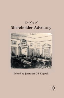 غلاف كتاب Origins of Shareholder Advocacy