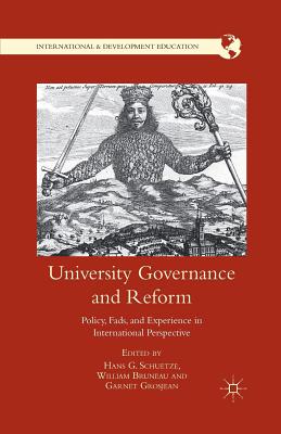 غلاف كتاب University Governance and Reform : Policy, Fads, and Experience in International Perspective