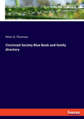 Cincinnati Society Blue Book and family directory