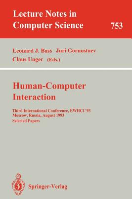 Human-Computer Interaction : Third International Conference, EWHCI 