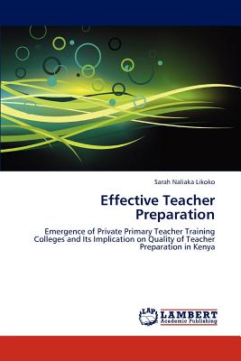 غلاف كتاب Effective Teacher Preparation